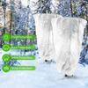 200CM X 240CM Huge Plant Cover with Zipper Drawstring Thickened Winter Tree Cover Freeze Protection Frost Cloth for Outdoor Plants