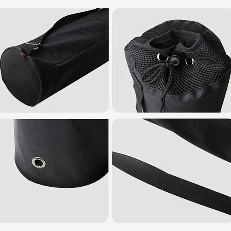 Женский и мужской коврик для йоги, спортивная сумка на молнии, складная водонепроницаемая сумка для переноски, сумка для хранения коврика для йоги для пилатеса с регулируемым ремешком для фитнес-зала