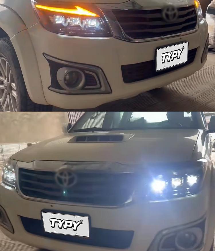 Светодиодная светодиодная фара указателя поворота для 12-14 Toyota Hilux VIGO