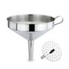 Stainless Steel Canning Detachable Kitchen Tools Oil Funnel Liquid Filter Kitchen Gadget