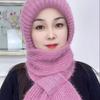 Women's Warm Knitted Scarf Hat