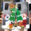 Case For Xiaomi Mi Poco X3 NFC 11 Lite M3 10T 9T 12 Redmi Note 10 9 9S 8 8T 7 Soft Clear Phone Cover Snowman Christmas