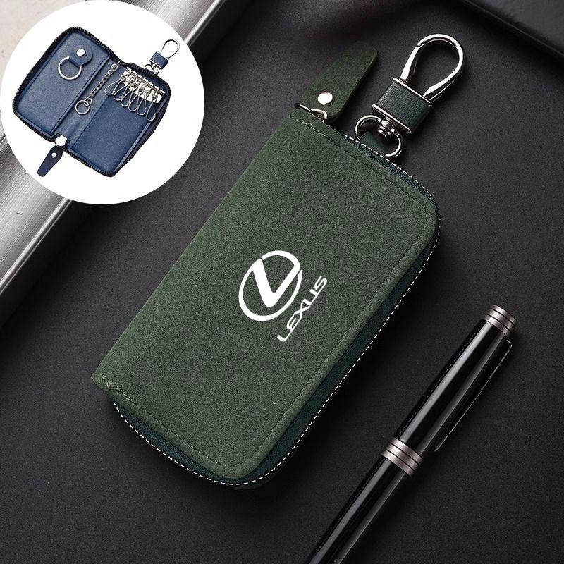 Leather Car Key Bag Cover Case Coin Wallet for Lexus RX330 IS250 Ct200h ES300h RX350 IS300h NX300h GS300 ES350 Auto Accessories