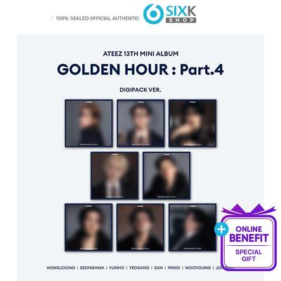 [Предзаказ] ATEEZ [ЗОЛОТОЙ ЧАС] : Часть 4] ВЕРСИЯ ДИДЖИПАК. (Онлайн-преимущество ВЫБОР УЧАСТНИКА)