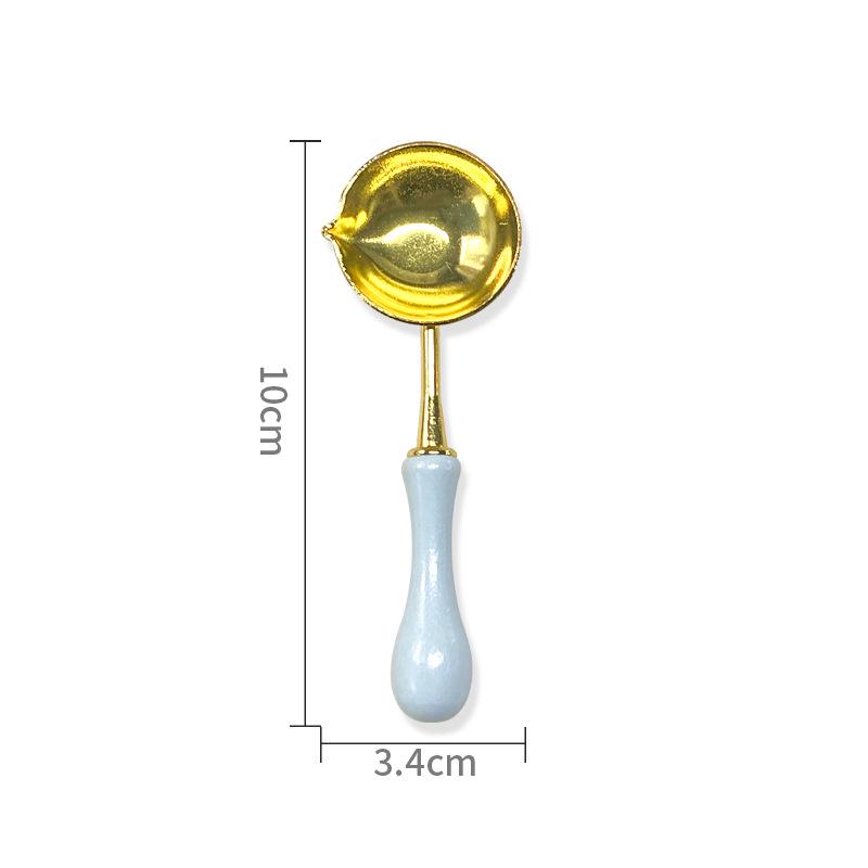 Набор старинных ложек для сургучной печати для конвертов - полный набор инструментов для новичков