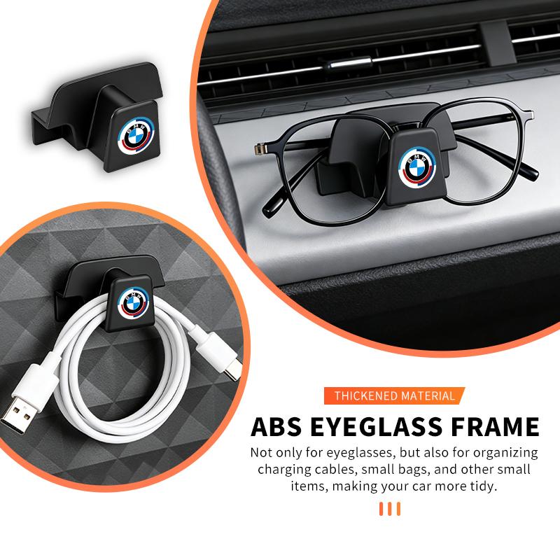 MXUI1 Car Seat Self-Adhesive Eyeglasses Holder Storage Sunglasses For BMW X1 X2 X3 X4 X5 X6 F49 F39 F25 G01 F16 G06 G07 F25 F30