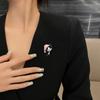 Women Fashion Rhinestone Metal Lapel Pins Small Brooch Pin Flower Animal Bow Brooches