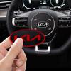 2026 Hot Car Sticker 1pcs ABS Car Styling Steering Wheel Center Emblem Badge Sticker For KIA Ceed Rio Sportage R K2 K3 K4 K5 K6 