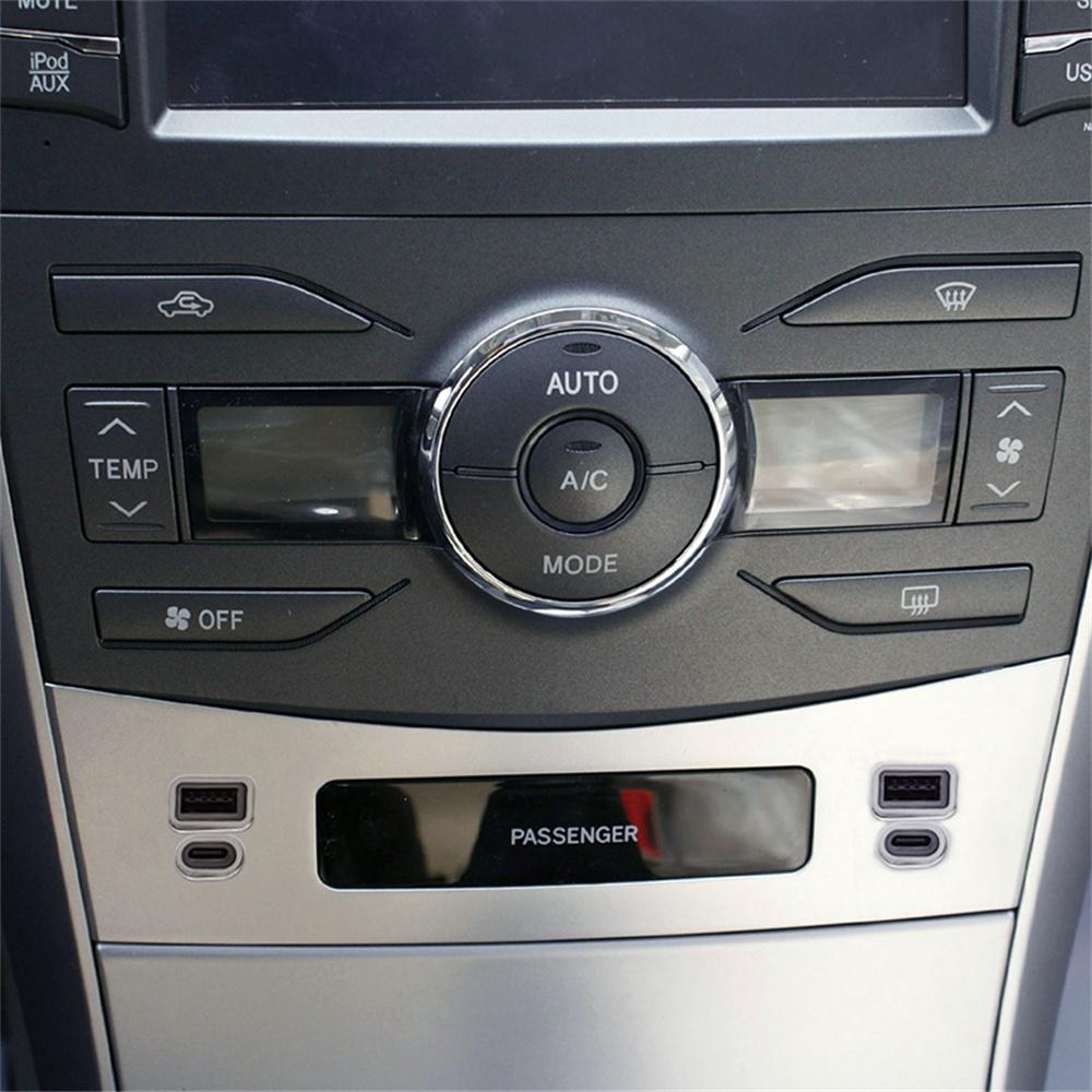 Модифицированная нижняя панель кондиционера с USB-зарядкой для Toyota Corolla 10-13, версия с отверстием