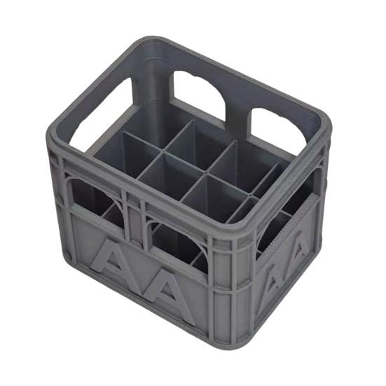 Коробка для хранения батареек с надежной защелкой, компактный органайзер для батареек