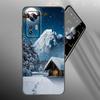 Снежный С Рождеством Чехол для телефона для Xiaomi Mi 10T 11i 11T Note 10 11 Lite NE F1 POCO F3 M3 X3 GT NFC M4 X4 Pro 5G Черная крышка