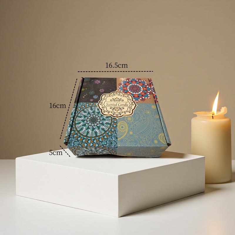 Ароматическая свеча в жестяной банке с сухоцветами - Долгоиграющий, романтичный аромат для спальни и для устранения запаха дома