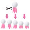 10Pcs Golf Simulator Tees Indoor Golf Tees Golf Mat Tees for Winter Turfs and Driving Range, Pack of 5 Tall and 5 Small