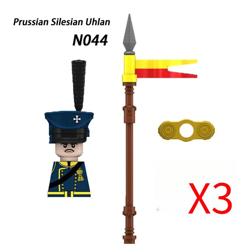 MOC Средневековый Военный Наполеоновские Войны Строительные Блоки Британская Французская Армия Пехота Кавалерия Фигурка Солдата Кирпичный Конструктор