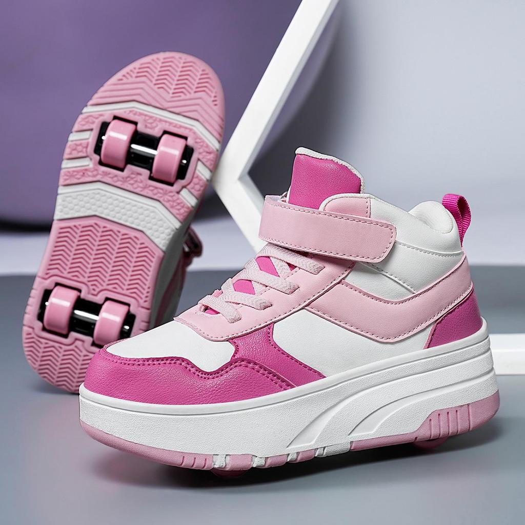 Детские дышащие роликовые коньки с высоким верхом для спорта на открытом воздухе