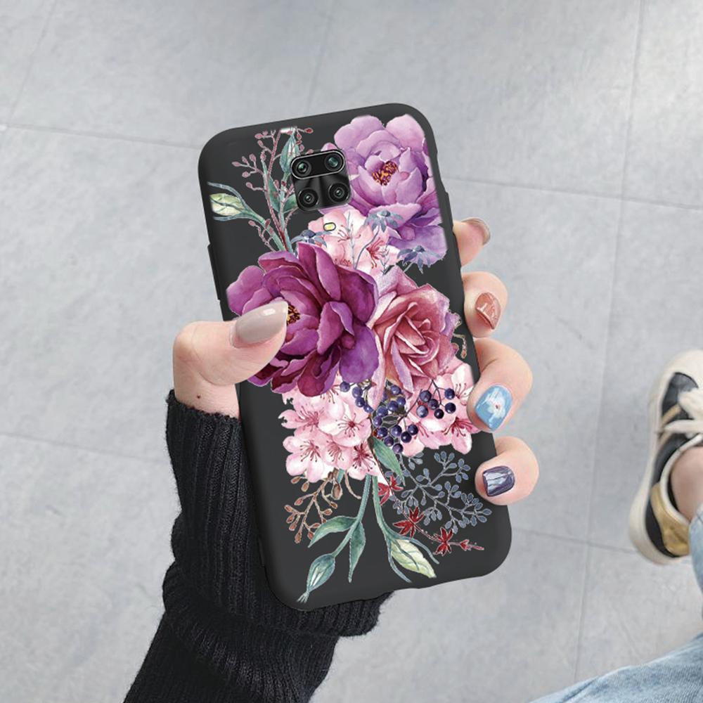 Чехол для телефона с рисунком Роза Маргаритка Сердце Леопард для Xiaomi Redmi Note 9 8 10 11 7 Pro 8T Мягкий Ударопрочный Женский ТПУ Чехол