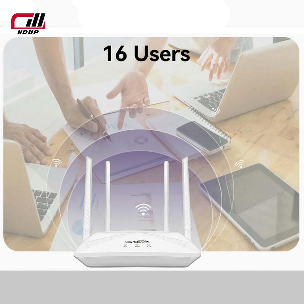 Беспроводной маршрутизатор NDUP R810B — высокоскоростной WiFi, поддерживает 16 пользователей, до 300 Мбит/с, совместим с SIM-картой или Ethernet, работает с C300PRO!