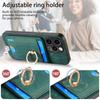 Wireless Ring Leather Wallet Phone Case for iPhone 15 Pro Max 14 Plus 13 12 11 for Samsung Galaxy S24 Ultra S23 S22 S21 FE A35 A15 A05 A54 A34 Cover