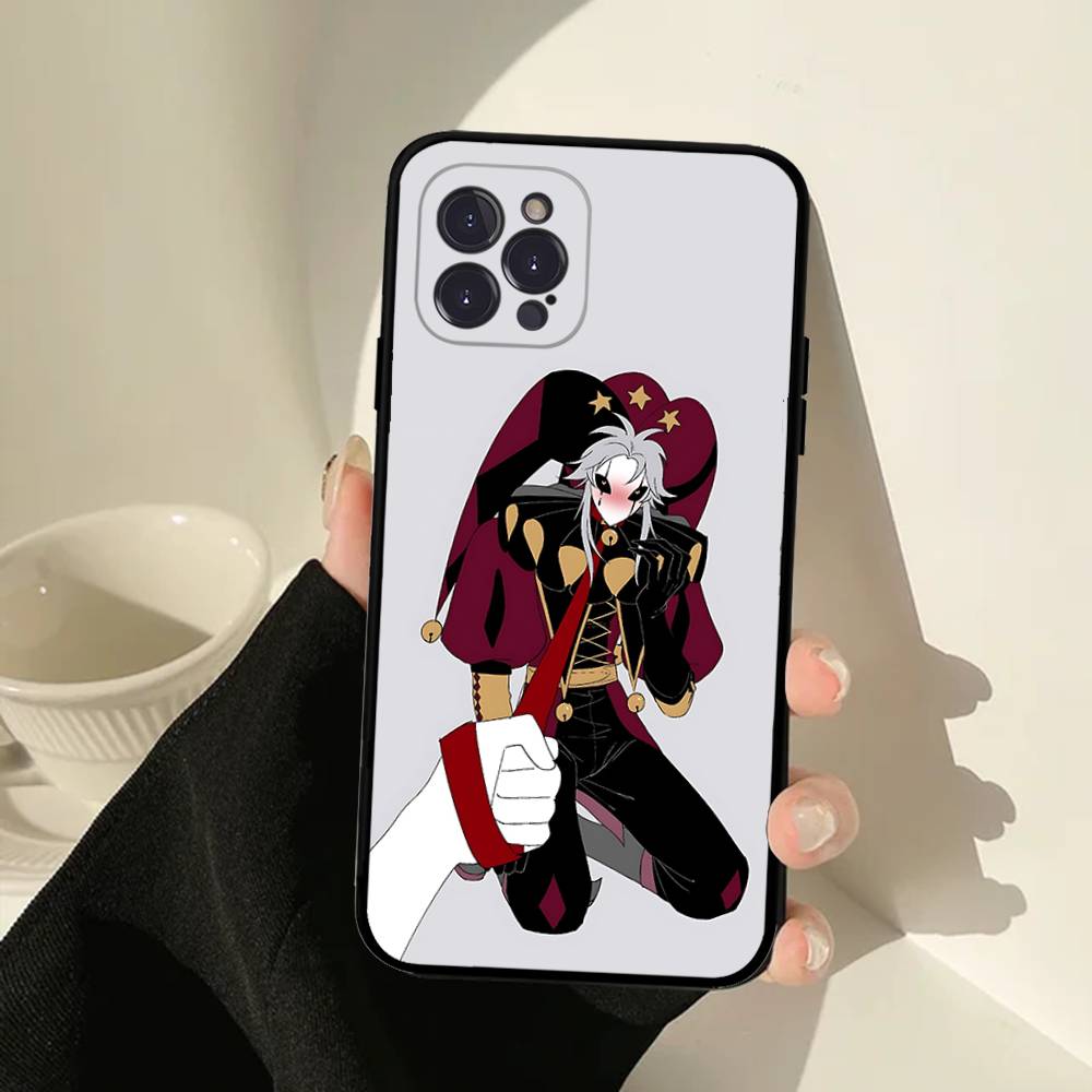 Чехол для телефона 'Цирк уродов' Пьеро для iPhone 17 16 15 14 11 12 13 Pro Max Plus Mini Мягкая задняя крышка