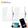 [Сертификация MFI] Apple Homekit Smart LED Light Switch Wi-Fi Сенсорный датчик Настенные выключатели Умный дом Siri Control