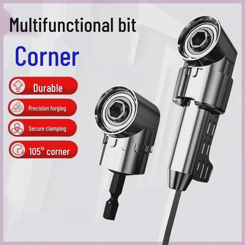 Универсальная головка отвертки 105 градусов с удлиненным стержнем для труднодоступных углов