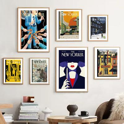 Житель Нью-Йорка, плакаты и принты, настенная живопись на холсте, настенные картины для декора гостиной, украшения дома без рамки