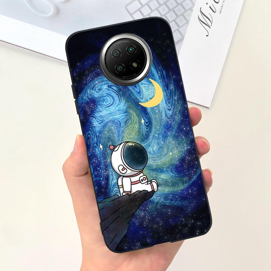 For Xiaomi Redmi Note 9T Note 9 5G Case Fashion Flower Shockproof Silicone Soft Matte Phone Cover For Xiomi Redmi Note 9T Fundas
