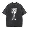 Футболки с коротким рукавом в стиле манги от Itadori Yuji Jujutsu Kaisen Clothing для мужчин, винтажные, с эффектом потертости, повседневные, из хлопка, в стиле Харадзюку.