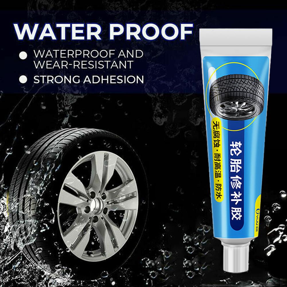 1/2Pc Tire Repair Glue Liquid Strong Rubber Glues Black Non-corrosive Bond Instant Leather Wear-resistant Adhesive Strong R S2E2