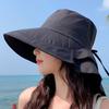 Sun Protection Hat Travel Fisherman Hat  Hat Women'S Summer Neck Outdoor Cycling Sun Hat Protection