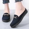 Женские тапочки на плоской подошве, мокасины для вождения, повседневные летние прогулочные туфли в стиле минимализма для мам, большой размер