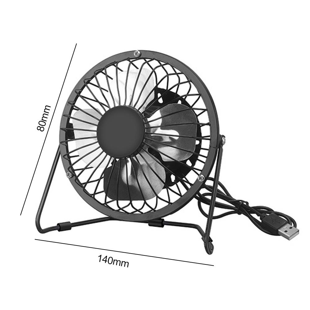 Newest 4 Inch Mini USB Desk Fan Small Quiet Personal Cooler USB Powered Portable Table Fan 360 Degree Rotatable