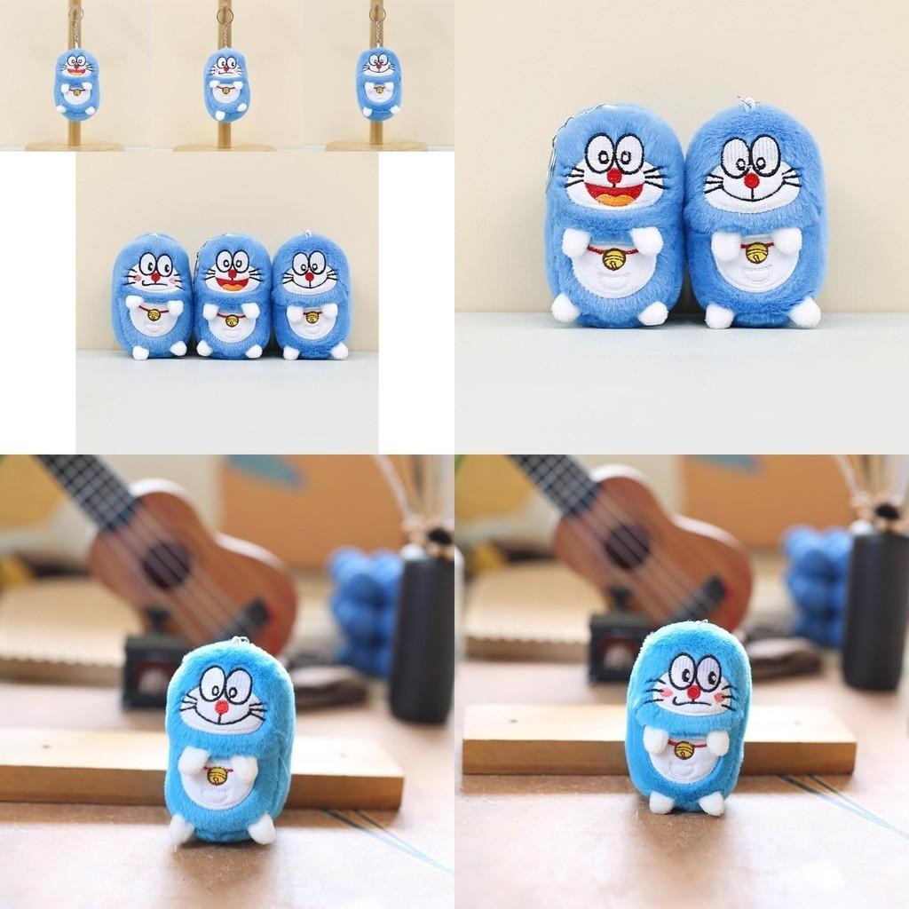 Adorable Cute Plush Doraemon Keychain Soft Toy Bag Charm Stuffed Animal Doll