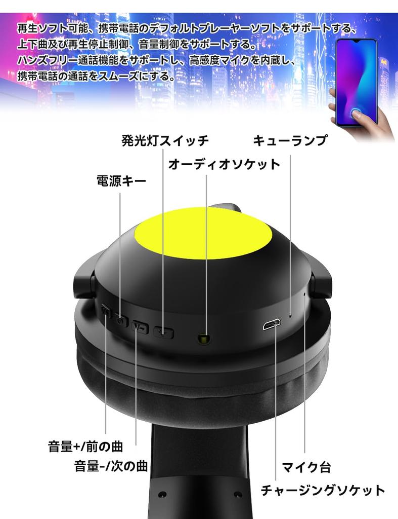 E-Greetshopping Cat Ear Bluetooth Gaming LED USB Noise for Work from School Entrance Japanese Instruction Manual Included Headphones, 5.0, Headset, Wi