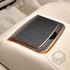 Real Carbon Fiber Car Accessories Rear Cup Holder Cover Soft Sticker For Toyota Camry 6th Gen XV40 2006 2007 2008 2009 2010 2011
