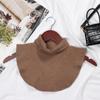 Windproof Turtleneck Cotton Scarf Fashion Fake Collar  Women