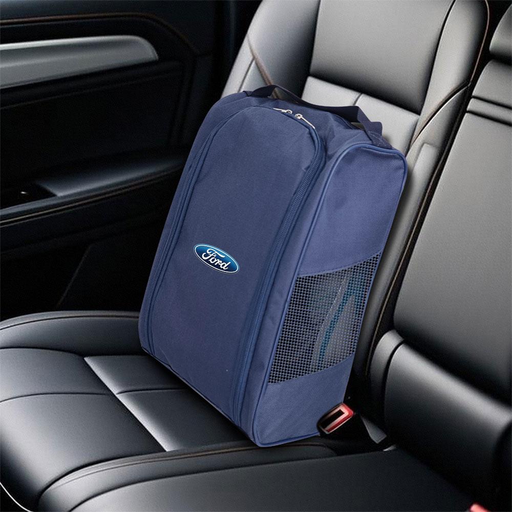 Car Logo Sneaker Storage Bag Travel Outing Shoe Storage Tool For Ford Focus mk2 mk3 Fiesta mk7 Ranger Mondeo mk4 S-MAX Kuga ST AQ5