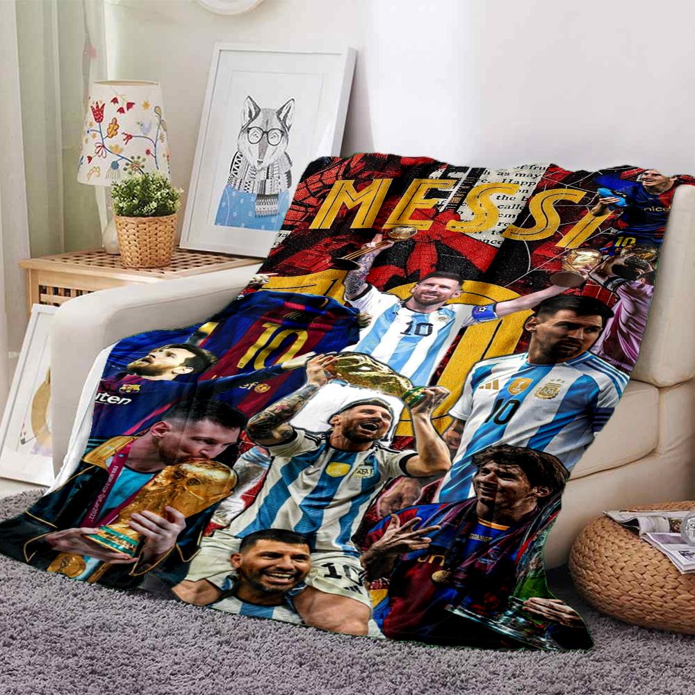 Argentina Football Team printed flannel breathable and warm blanket, a stylish home gift, suitable for home, office and bedspread use. 15a185