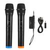 E6 Wireless USB VHF Dual Microphone Speaker Cordless Handheld Home Karaoke KTV Microphone