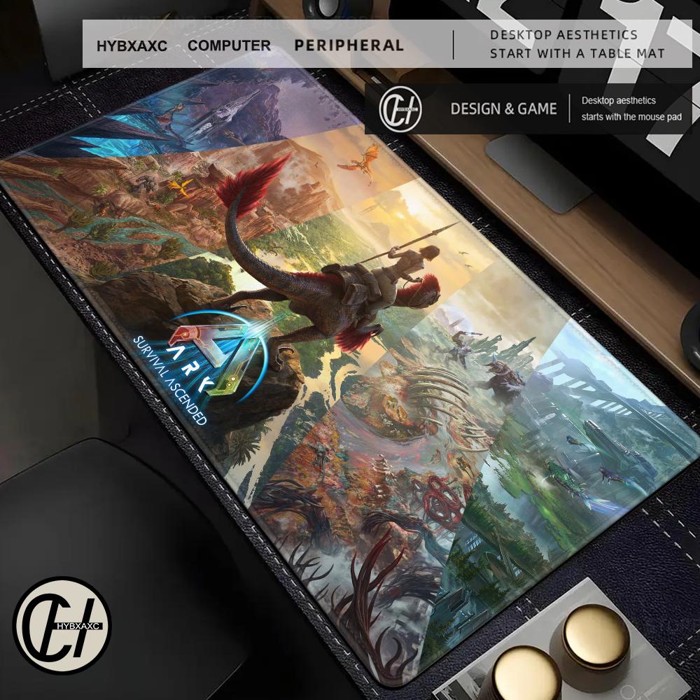 Ark Game Ssurvival Aascended Коврик для мыши Hybxaxc XXL Компьютерные аксессуары Большой коврик для стола с клавиатурой и ноутбуком Новый продукт Геймер