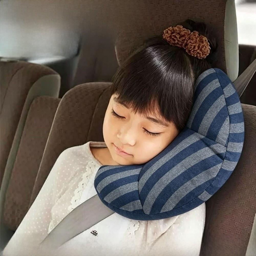 Two-In-One Design Car Seat Belt Pillow Adjustable Travel Head Rest Safety Strap Pad Car Travel