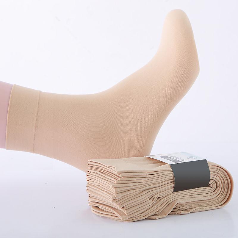 20 пар женских прозрачных носков, тонкие нейлоновые носки для женщин, прозрачные высокие чулочно-носочные изделия для девочек