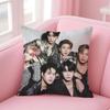 MMONSTA X Cushion Cover Pillowcase Short Plush Invisible zipper Room Sofa Cushion Cover