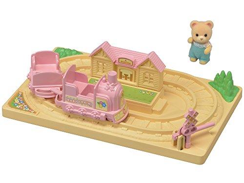 Sylvanian Families Kindergarten Play Set [Cute Train Set] S-65 ST Mark Certified Ages 3+ Toy Dollhouse Sylvanian Families Epoch Co., Ltd.