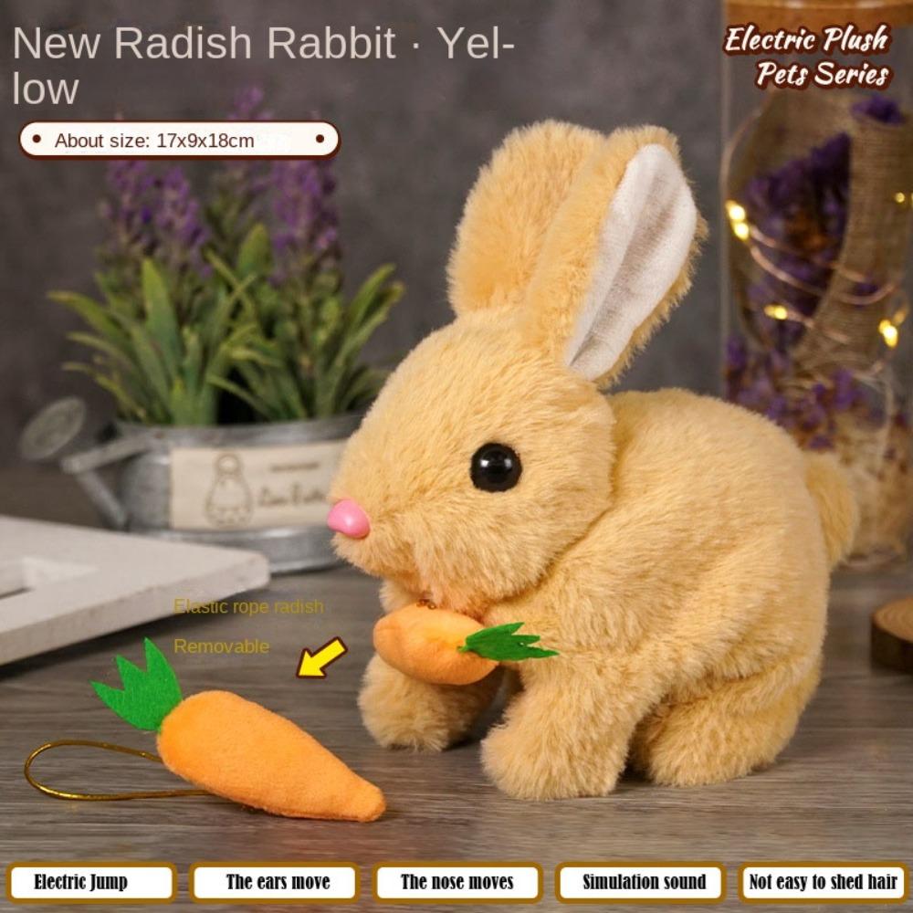 with Sounds and Movements Plush Bunny Doll Easter Rabbit Vitality Bliss Bunny  Easter