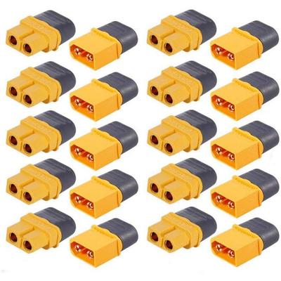 10 пар XT60H (XT60 Uograde) Мужские и женские пулевые разъемы для RC Lipo аккумулятора Аксессуары для радиоуправляемых дронов и самолетов Разъем XT60