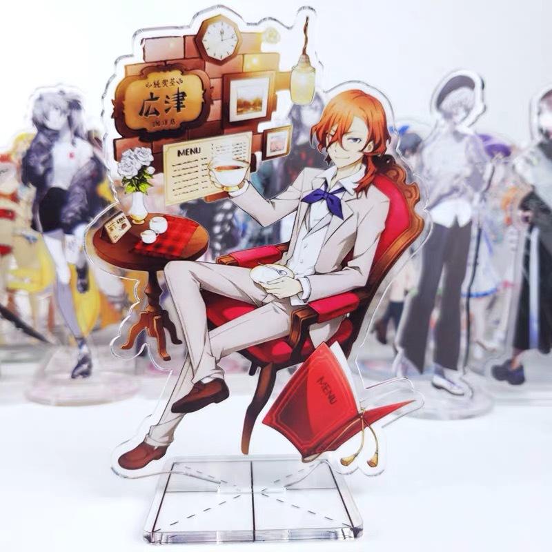 Bungou Stray Dogs Atsushi Nakajima Dazai Chuya Ryunosuke акриловая фигурка на подставке, украшение для рабочего стола, коллекция, модель игрушки, подарки