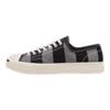 Converse Jack Purcell Open Smile Полосатые Простые Универсальные Низкие парусиновые кеды Унисекс Кроссовки Черный Серый 167830C