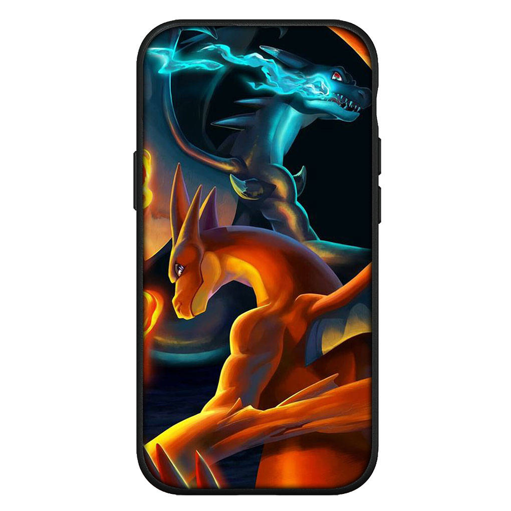 Чехол для iPhone 16 15 Xiaomi Redmi Note 14 13 12 11 Pro Max X 8 9 16e Samsung Galaxy S25 S24 S23 Moto A4 OPPO Huawei чехол для телефона с мультяшным принтом Charmander