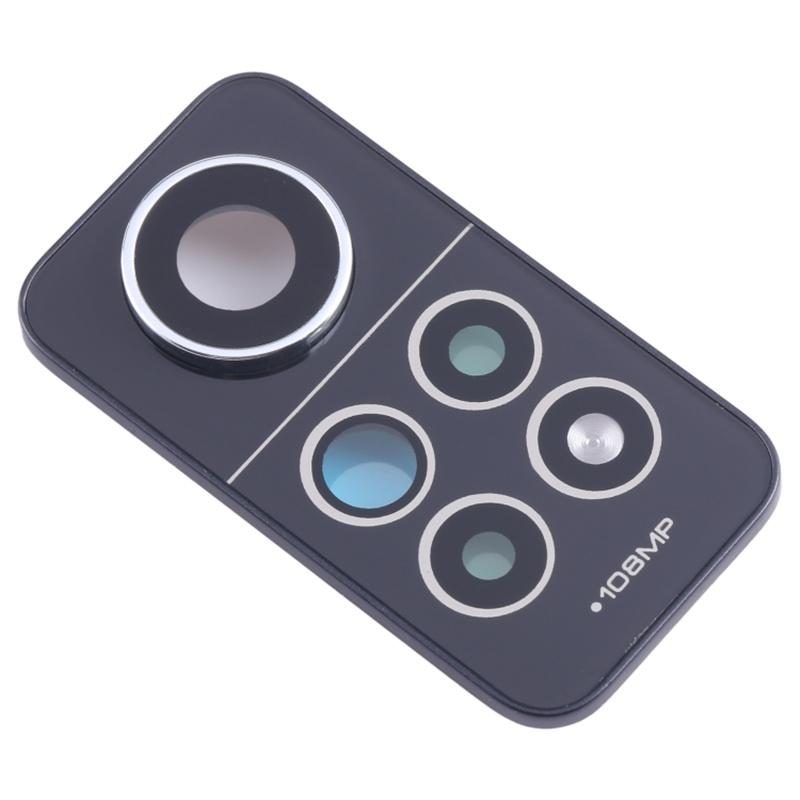 Для Xiaomi Redmi Note 12 Pro 4G Защитная крышка держателя линзы задней камеры со стеклянной частью (без логотипа)